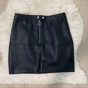Fashion Nova Faux Leather Skirt